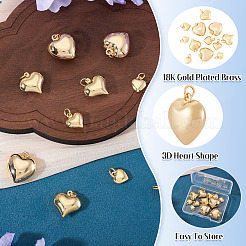 12pcs 4 styles pendentifs en laiton&nbsp;KK-TA0002-97