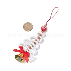 Décoration suspendue en polyester pour sapin de Noël&nbsp;HJEW-JM04433-02