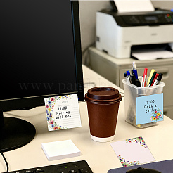 9 pcs 9 styles de notes autocollantes en papier&nbsp;AJEW-WH0867-004