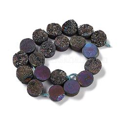 Elettrodeposte druzy naturale perline agata fili&nbsp;G-M433-01F