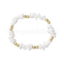2 Stück 2 Stil natürliche Aquamarinsäule Perlen Stretch-Armbänder Sets&nbsp;BJEW-JB11057
