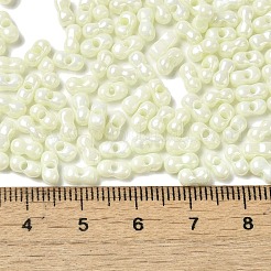 Cuentas de semillas de vidrio de brillo de colores opacos&nbsp;SEED-B001-01A-01