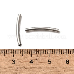 Anlaufgeschützte 304 Edelstahl-Rohrperlen&nbsp;STAS-C091-02A-P