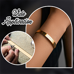 6 bracelet manchette vierge en acier inoxydable&nbsp;MAK-BBC0001-32P