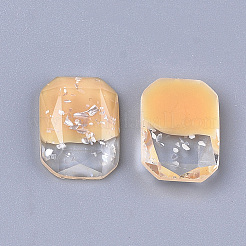 Cabochons en résine à deux tons&nbsp;LS-X-CRES-T014-06J