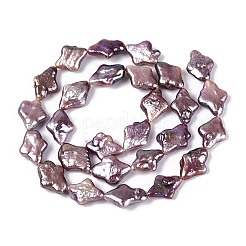 Perles de perles de keshi baroques naturelles&nbsp;PEAR-S022-01B