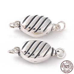 925 Sterling Silber Bajonettverschluss&nbsp;STER-D035-17AS
