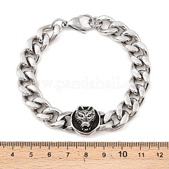 Braccialetti di collegamento in acciaio inox&nbsp;BJEW-D379-11ASP