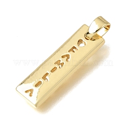 Messing Anhänger & Charms&nbsp;KK-C263-23D-G
