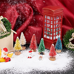 Weihnachtsbaum kunststoff hausverzierungen&nbsp;DJEW-WH0015-04