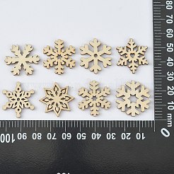 100pcs cabochons en bois non finis&nbsp;WOOD-CJ0001-68