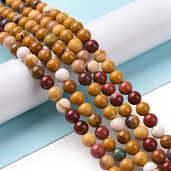 Natur mookaite runde Perle Stränge&nbsp;G-P072-34-6mm