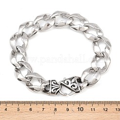 Bracelets à maillons en acier inoxydable 304&nbsp;BJEW-D379-16ASP