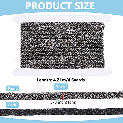 4.6 yard di passamaneria con perline in resina&nbsp;OCOR-FG0003-44A