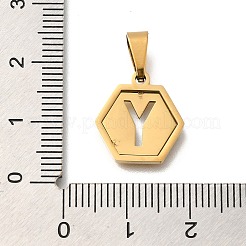 Ciondoli in acciaio inossidabile 304&nbsp;LS-STAS-H227-01G-Y