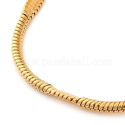 Collane a catena tonda in acciaio inossidabile 304 per donna&nbsp;NJEW-G140-11G