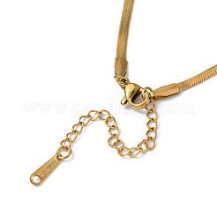 Collana con pendente rettangolare in zirconi cubici verde mare&nbsp;NJEW-Z028-01G