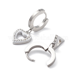 3 Paar asymmetrische Ohrringe mit 3 Stilen aus Kristall-Strassen&nbsp;EJEW-B020-01P