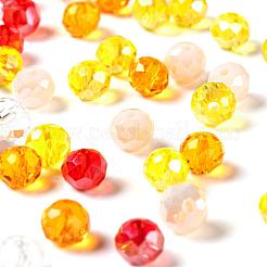 500pcs 5colors galvanisieren Glasperlen&nbsp;EGLA-LS0001-01C