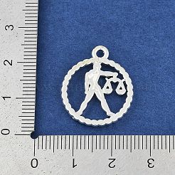 Pendentifs en alliage à douze constellations&nbsp;PALLOY-Q006-01K-S