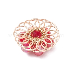 Pendenti in vetro placcato 4 pz 4 colori&nbsp;PALLOY-TA00338