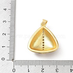 Pendentifs en laiton zircon cubique transparent&nbsp;KK-A303-17B-G