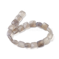 Fili di perle agata grigio naturale &nbsp;G-K359-B12-01