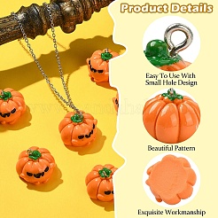 10 pieza de colgantes de resina opaca para Halloween&nbsp;RESI-YW0004-94