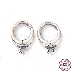 925 Federverschluss aus Sterlingsilber&nbsp;STER-D036-11AS
