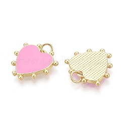 Colgantes de latón y esmalte&nbsp;KK-T080-65A