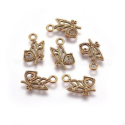 Tibetischer stil Aluminium Anhänger & Charms&nbsp;TIBEP-A100603-G-LF