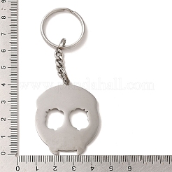 201 Schlüsselanhänger aus Edelstahl&nbsp;KEYC-P019-01C-P