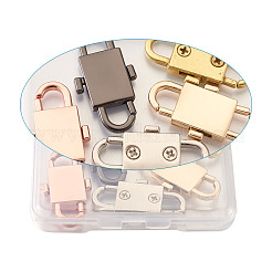 5 Farben verstellbare Kettenschnallen aus Aluminium&nbsp;PALLOY-TA0001-91-RS