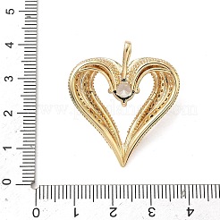 Ottone micro spianare pendenti zirconi&nbsp;KK-F930-25A-G01