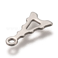 Anlaufgeschützte Charms aus Edelstahl 201&nbsp;STAS-I172-39P