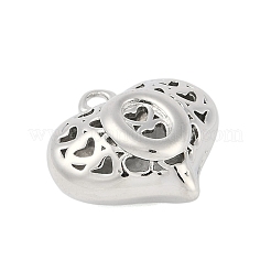 Ciondoli cavi in ottone per San Valentino&nbsp;KK-M289-03O-P