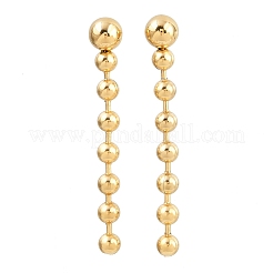Pendientes de borla redonda de acero inoxidable 304&nbsp;LS-EJEW-D330-02G