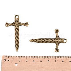 Tibetischen Stil Metall Dolch Anhänger&nbsp;LS-MLF1306Y