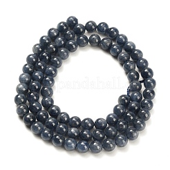 Chapelets de perles en saphir naturel&nbsp;G-L631-A02-5-6mm-A