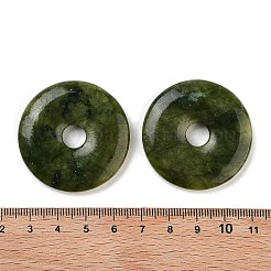 Pendentifs en jade naturel du sud&nbsp;G-K099-40mm-03