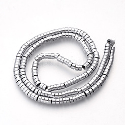 Galvanisieren nichtmagnetische synthetische Hämatitperlen Spacer Stränge&nbsp;X-G-Q486-73I