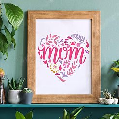 Modelli di stencil per pittura da disegno riutilizzabili in plastica&nbsp;DIY-WH0172-388