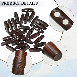 30 pezzo di bottoni in legno naturale&nbsp;FIND-GF0009-92A
