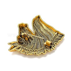 Legierung Strass Broschen Pins&nbsp;JEWB-I049-05AG
