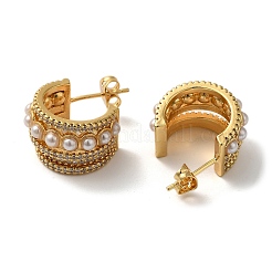 Aretes de circonio cúbico&nbsp;EJEW-L224-54G