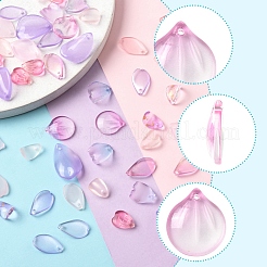 100 Stück 10 Stile transparente&nbsp;GLAA-FS0002-16