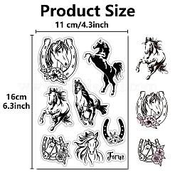 Timbri trasparenti in plastica pvc personalizzati&nbsp;DIY-WH0439-0085