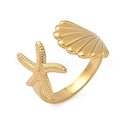 Anelli polsini in acciaio inossidabile 304&nbsp;RJEW-P150-03A-G