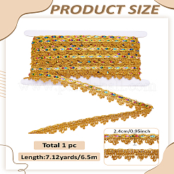 6.5 m langes geflochtenes Spitzenband aus Polyester&nbsp;OCOR-LP0001-59