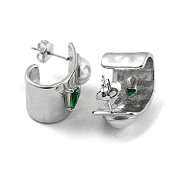 Pendientes de botón de acero inoxidable 304&nbsp;LS-EJEW-M233-03P